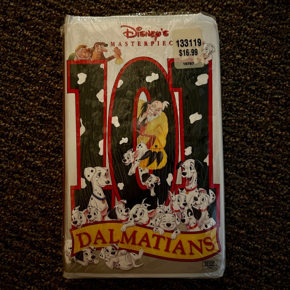 Vintage VHS Tape 101 Dalmatians